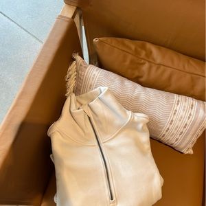 Lululemon Oversized Half-Zip Funnel Neck Sweatshirt | Bone, XS/S